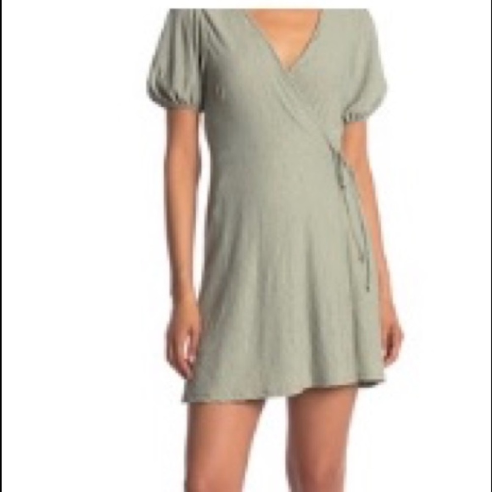 NEW Lush swap foam green wrap dress NEW